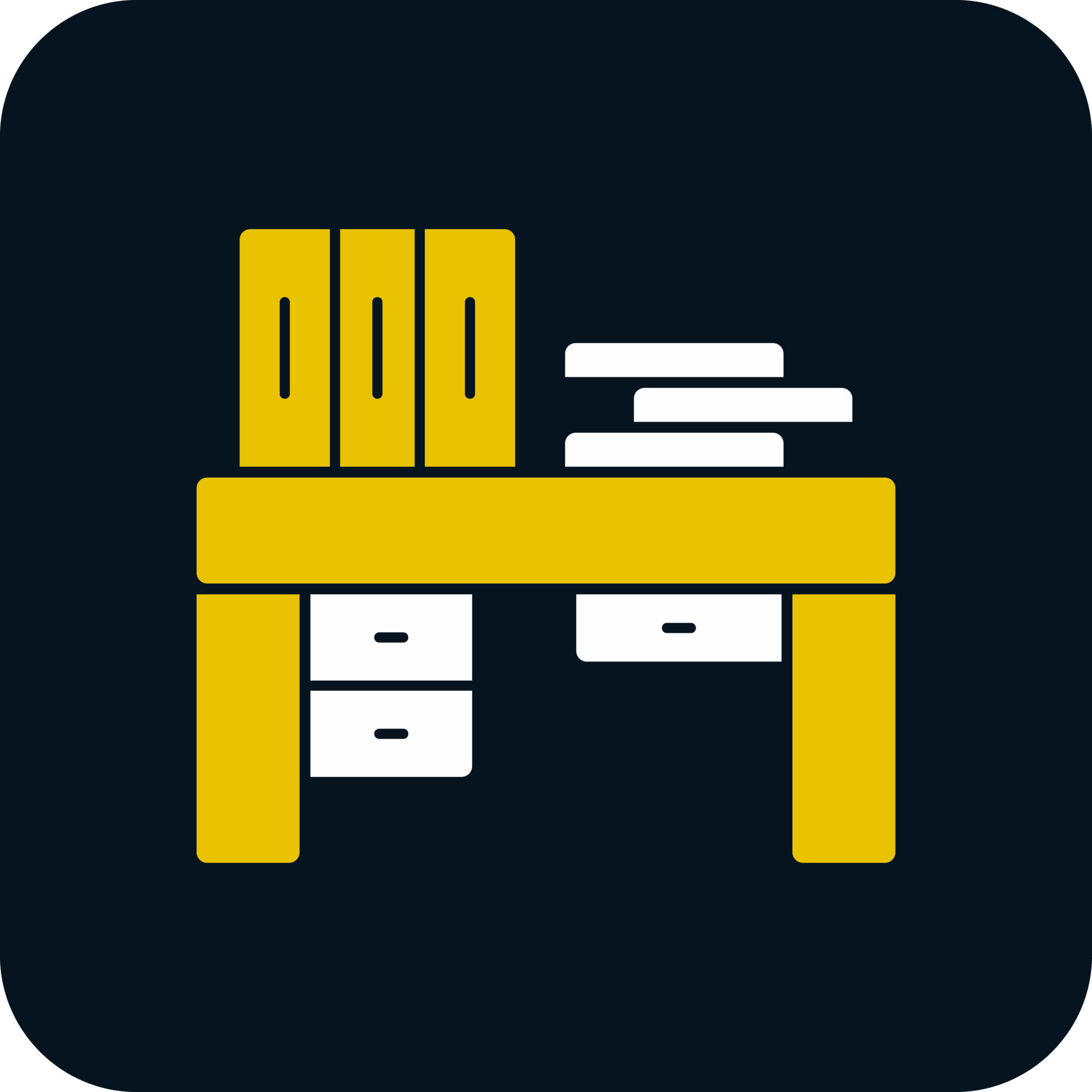 Office Table Vector Icon Design 20907877 Vector Art at Vecteezy