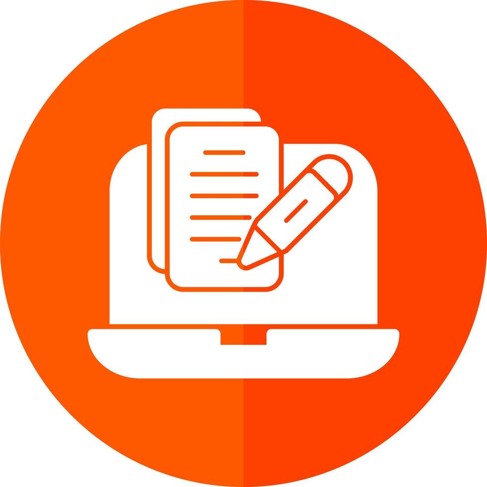 Copywriter Vector Icon Design