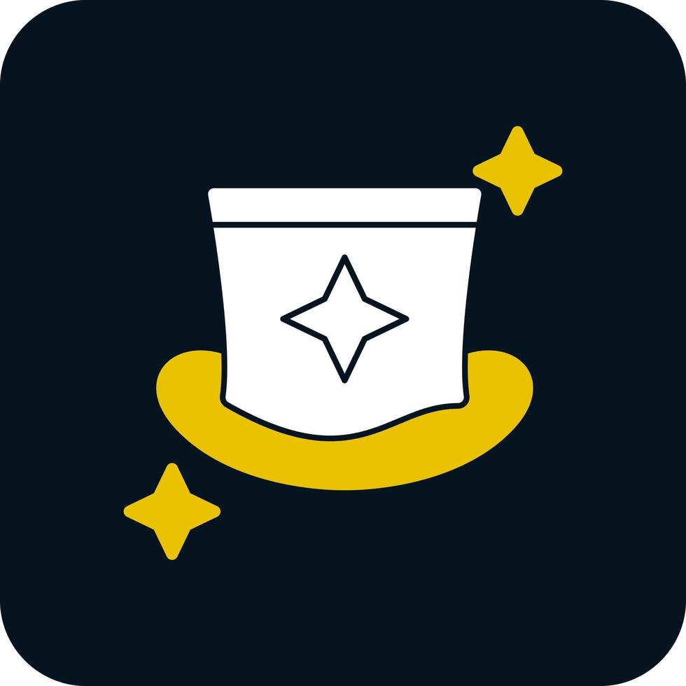 Magician Hat Vector Icon Design
