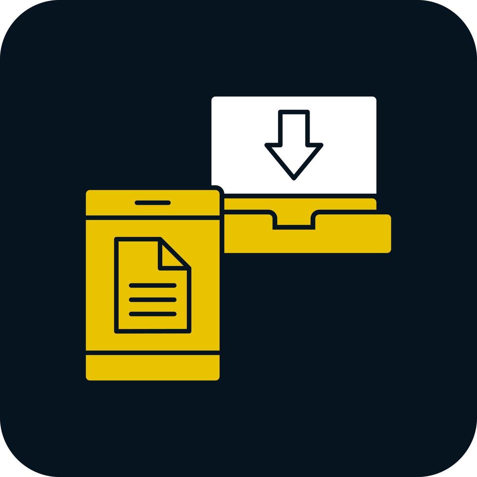 File Transfer Vector Icon Design