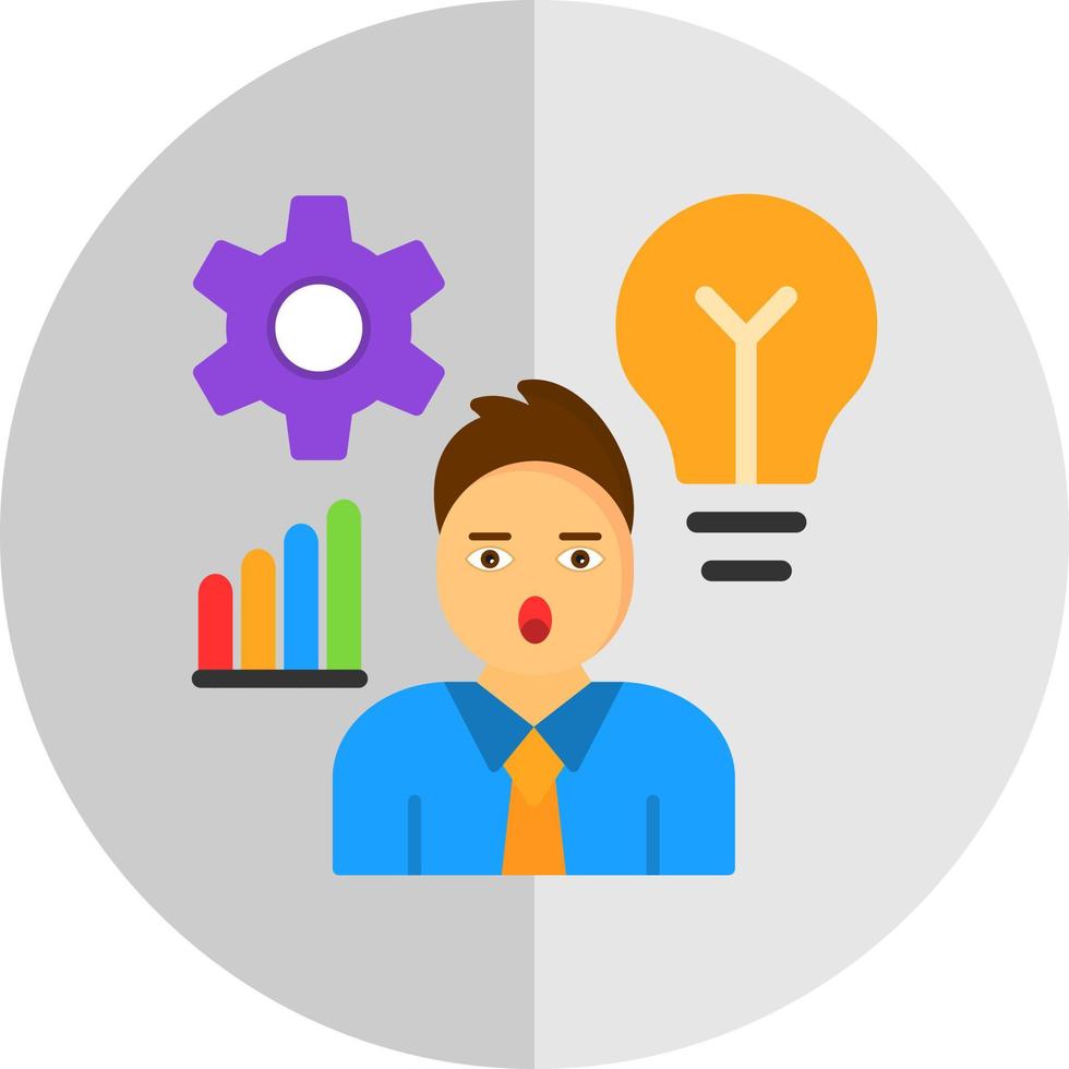 Talent Manager Vector Icon Design