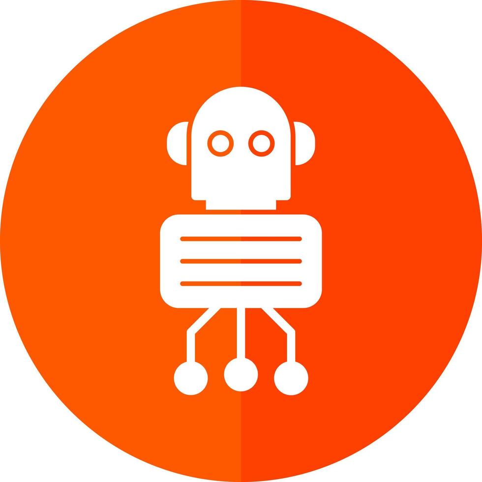 Nano Robot Vector Icon Design