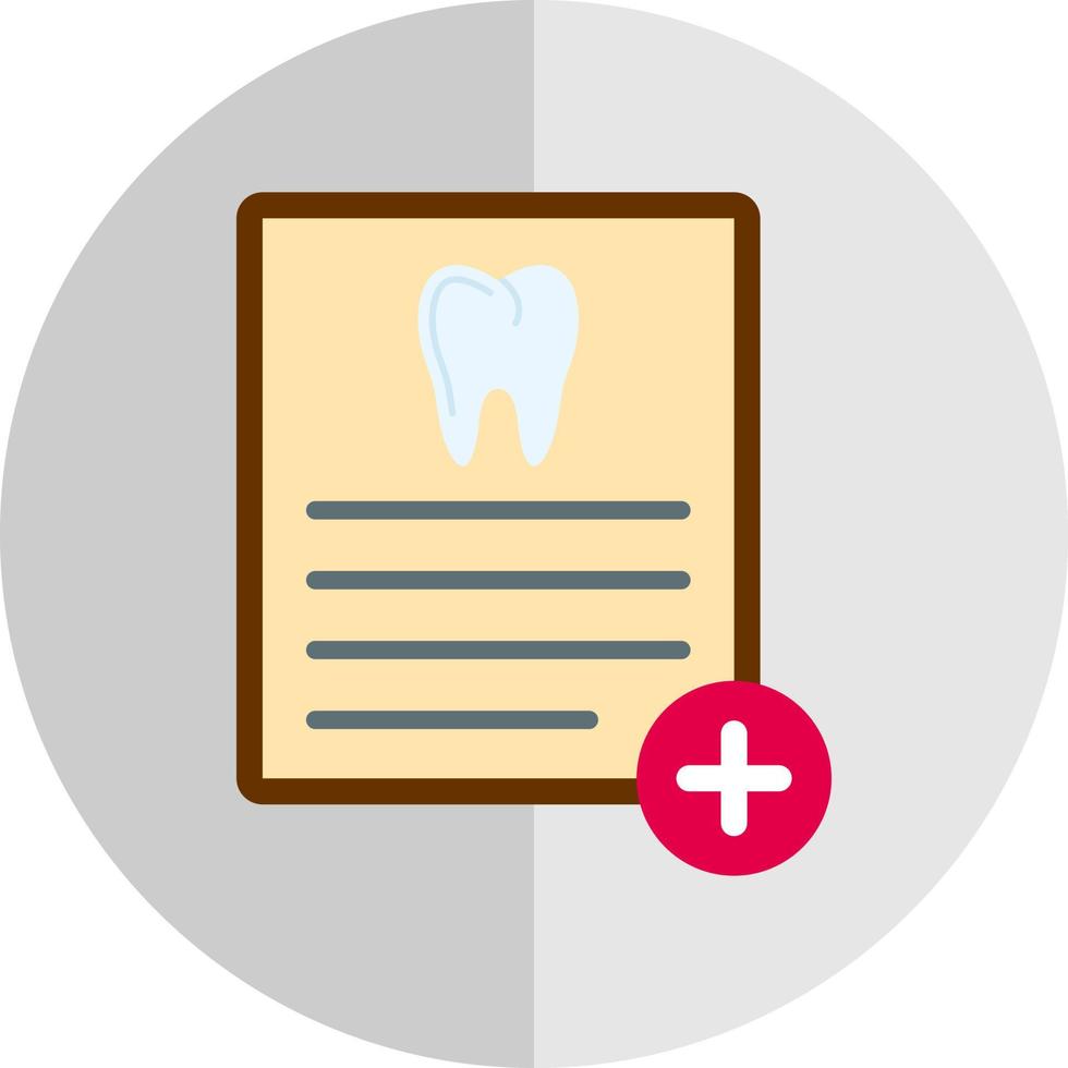 Medical Report Vector Icon Design