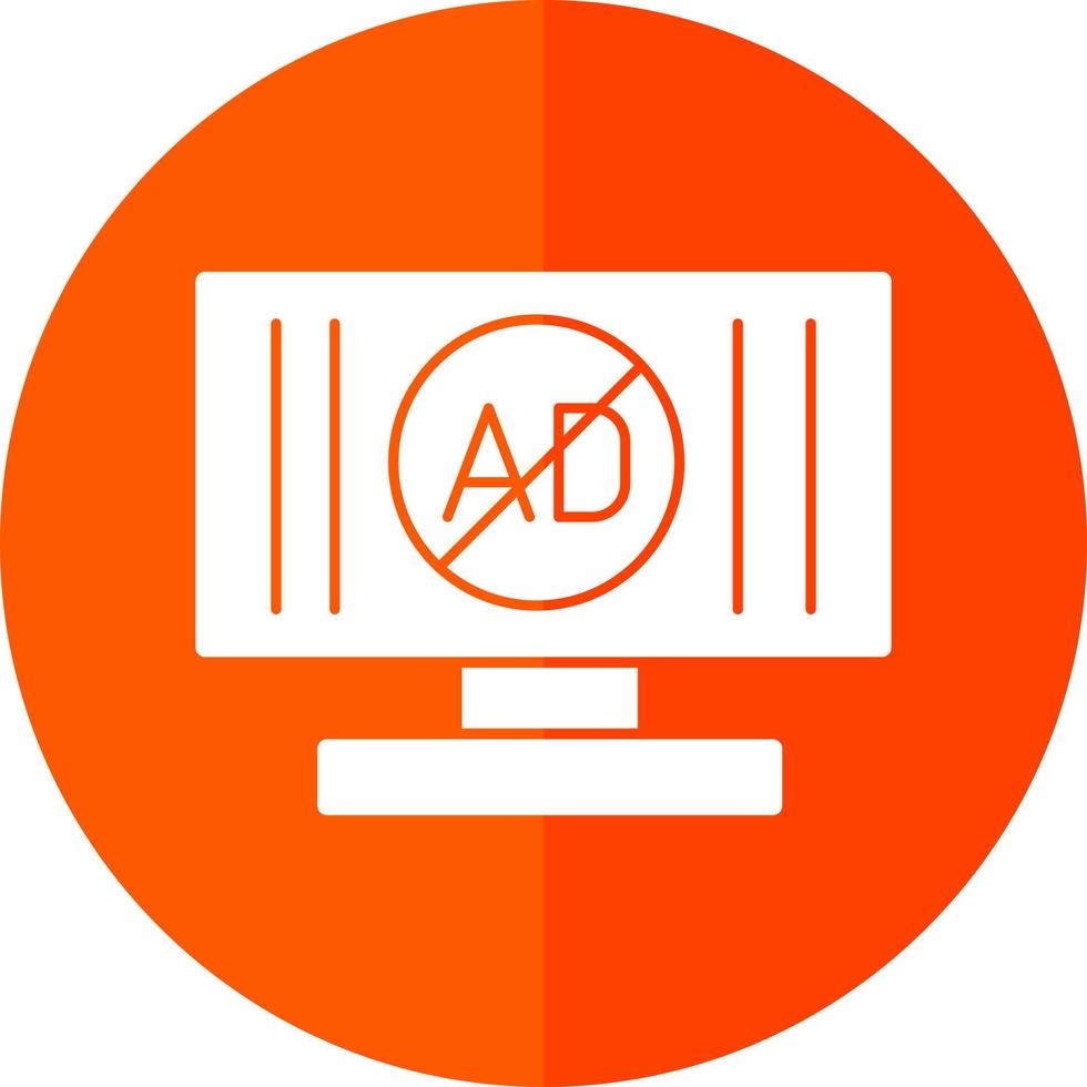 Ad Blocker Vector Icon Design