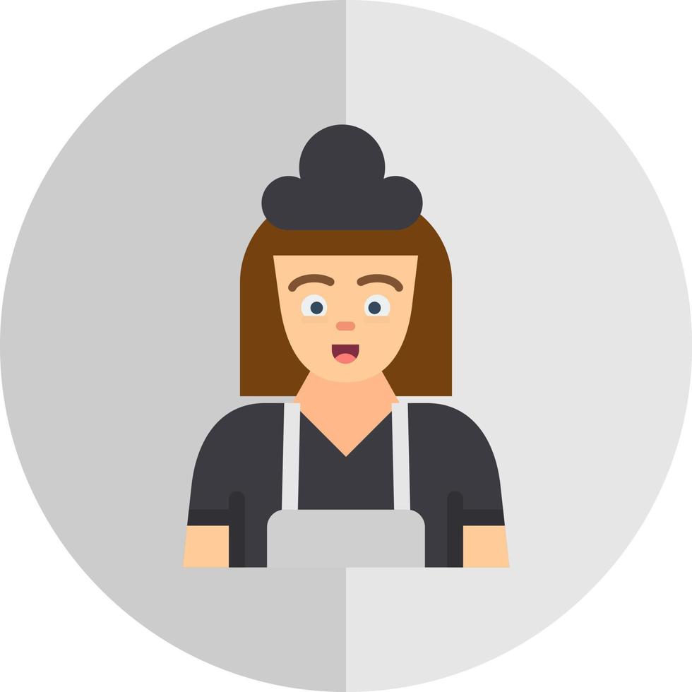 Maid Vector Icon Design