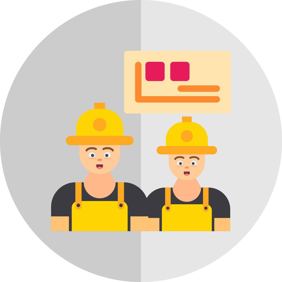 Contractor Vector Icon Design