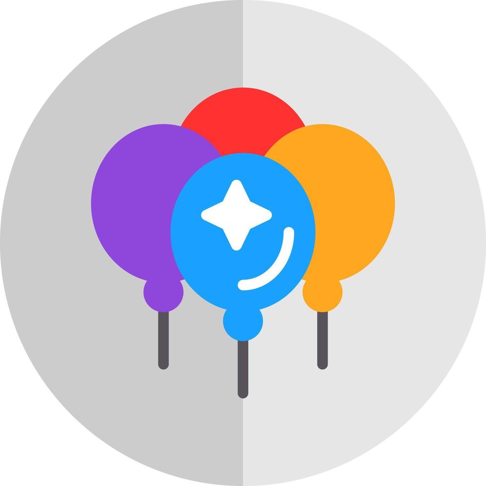 Balloons Vector Icon Design