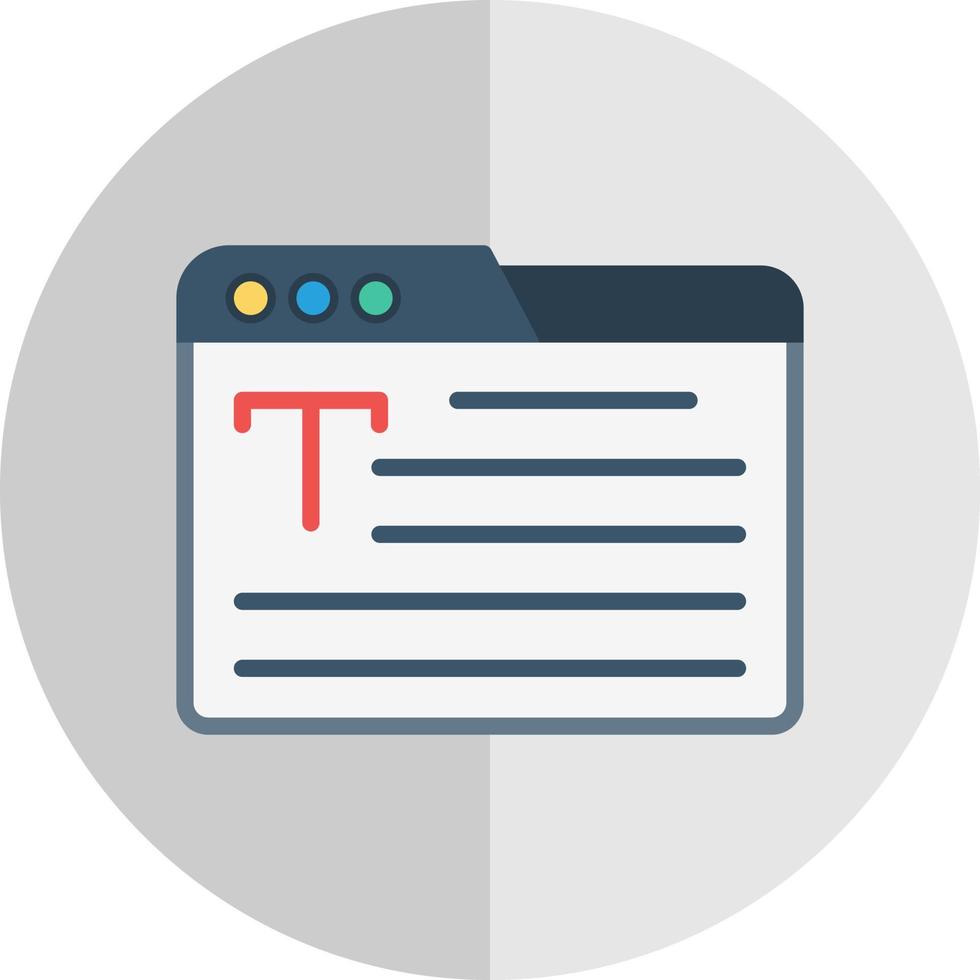 Copywriting Vector Icon Design