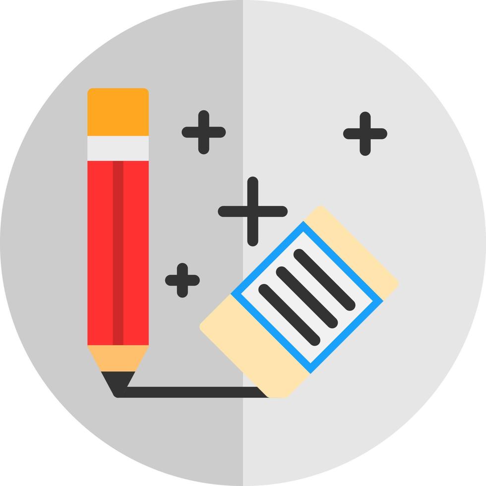 Eraser Vector Icon Design