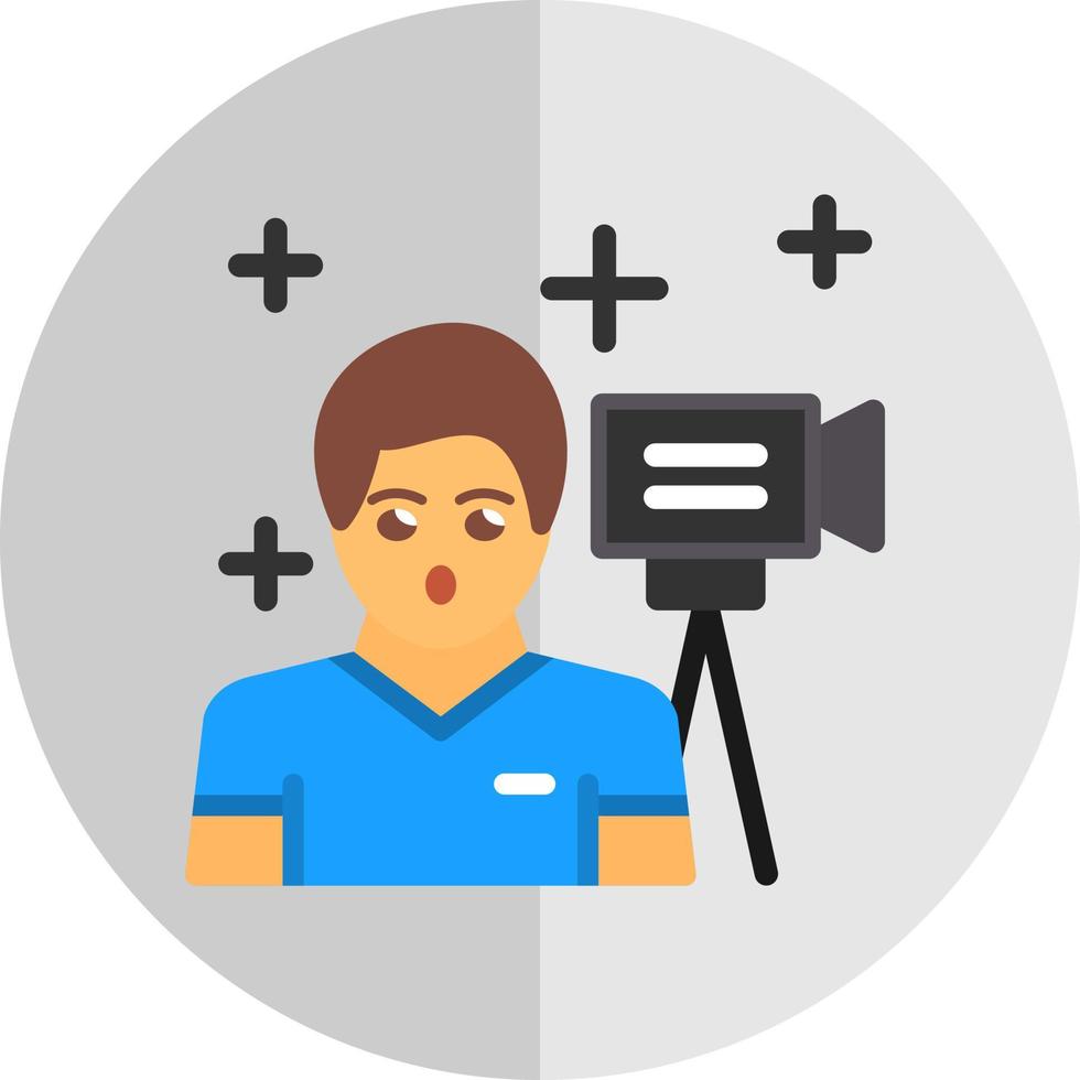 Movie Making Vector Icon Design