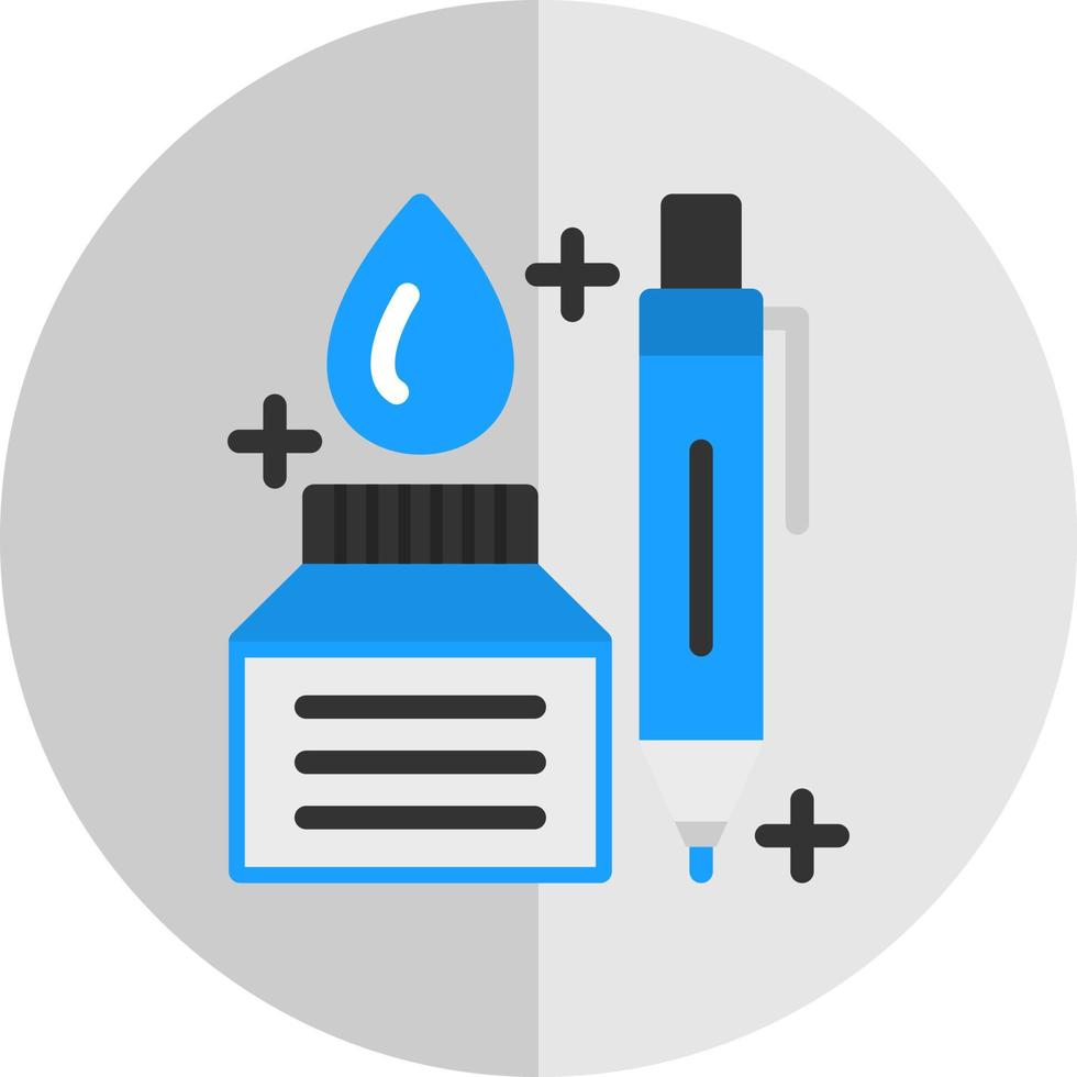 Pen And Ink Vector Icon Design