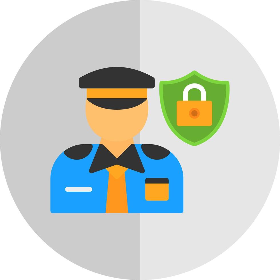 diseño de icono de vector de oficial de protección de datos