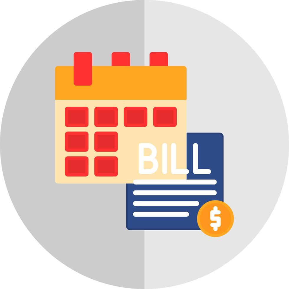 Bill Vector Icon Design