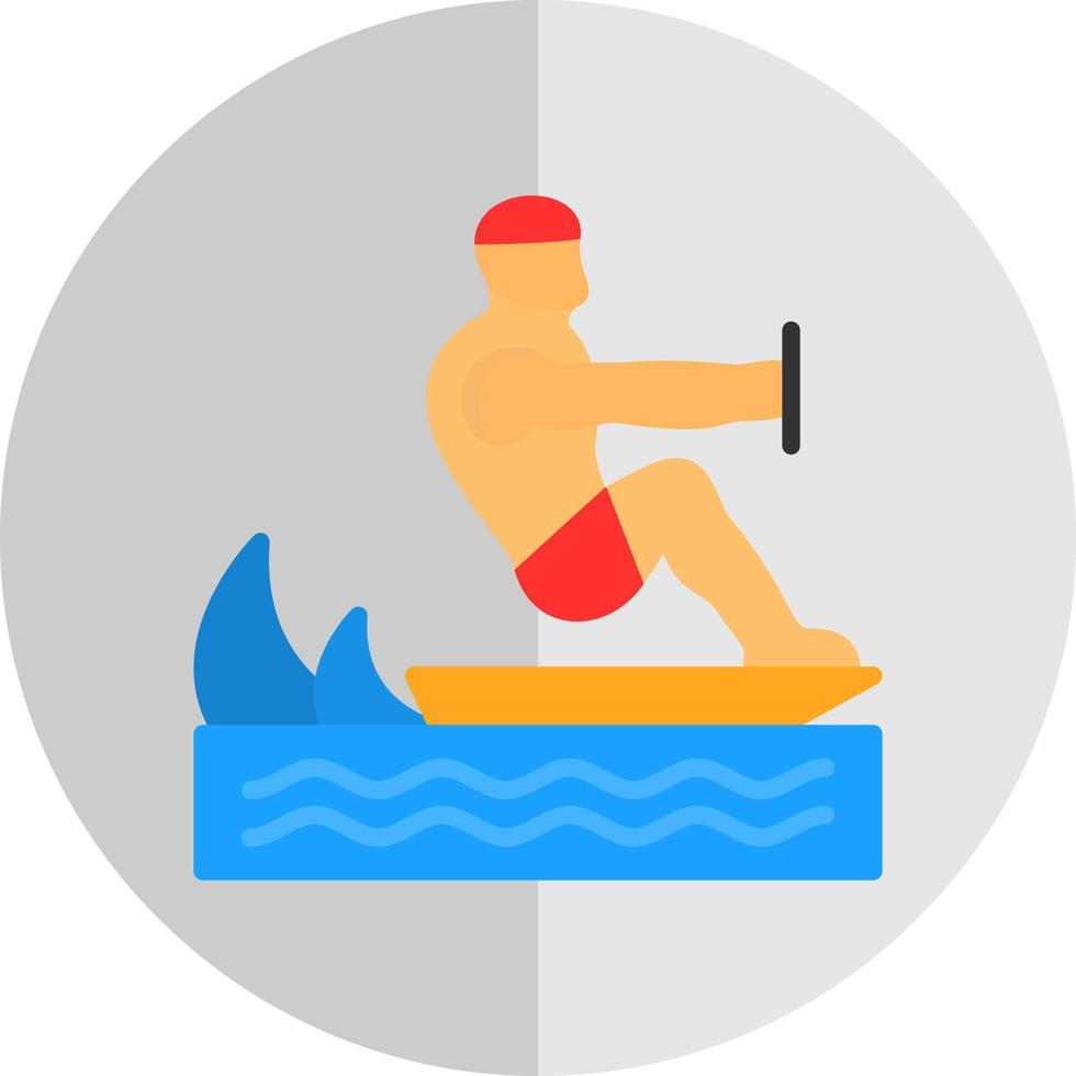 Surfing Vector Icon Design
