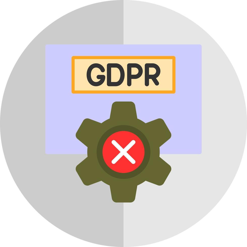 Restriction Of Processing Vector Icon Design