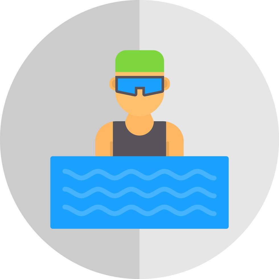 Aquathlon Vector Icon Design