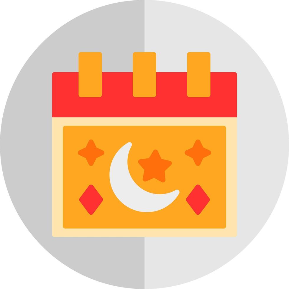Ramadan Calendar Vector Icon Design
