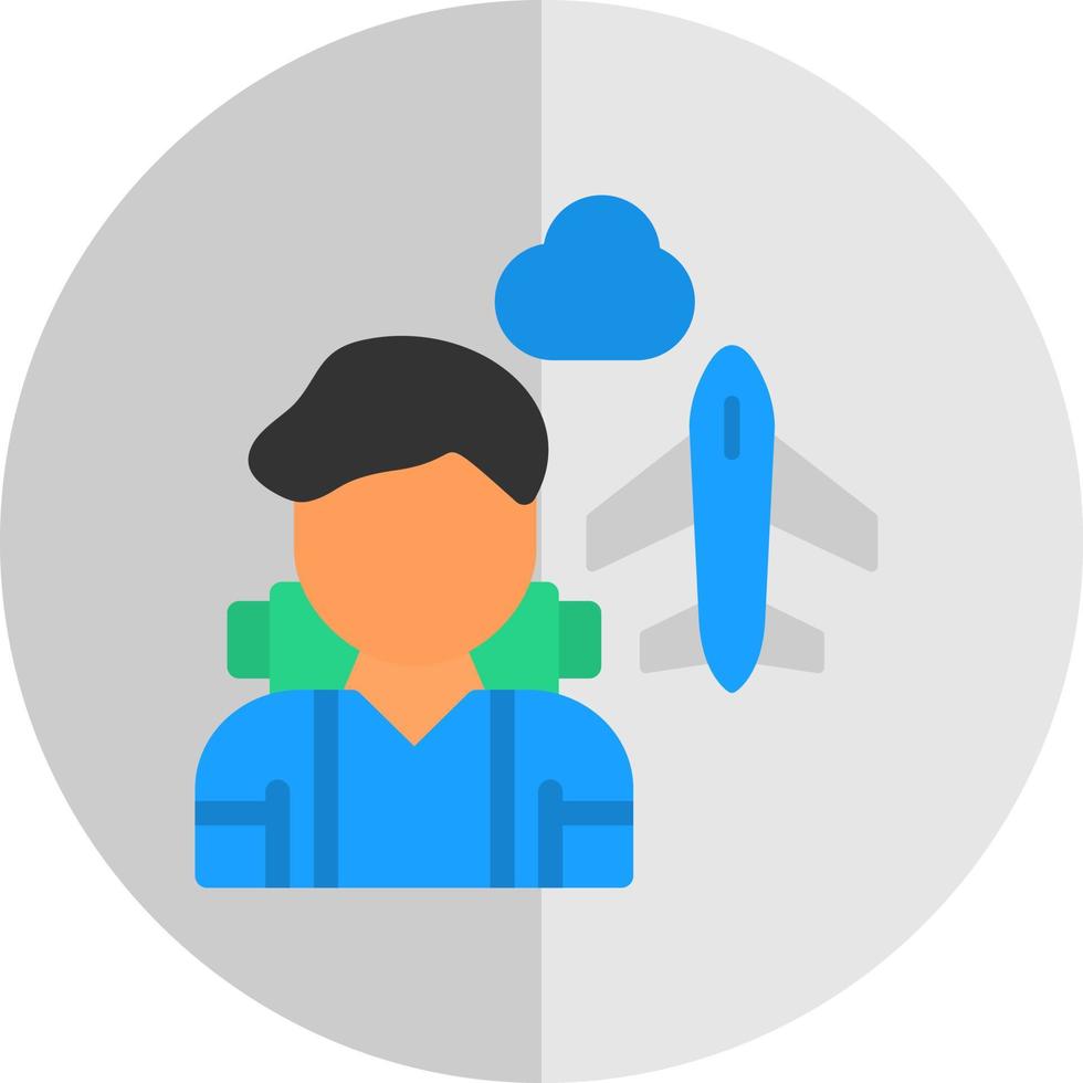 Traveler Vector Icon Design