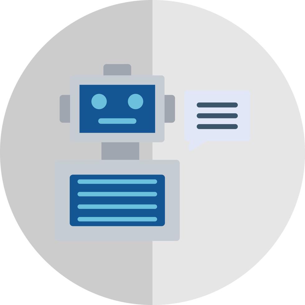 Chatbot Vector Icon Design