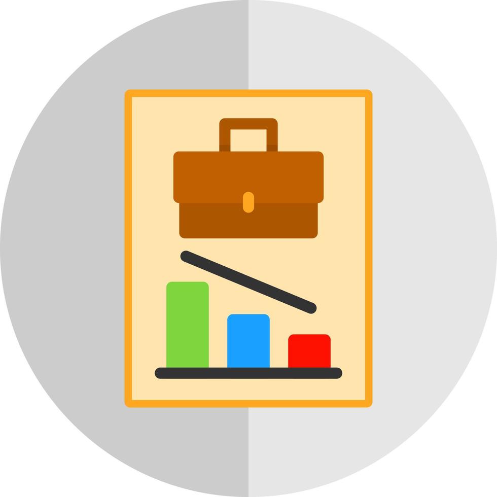Business Fail Vector Icon Design