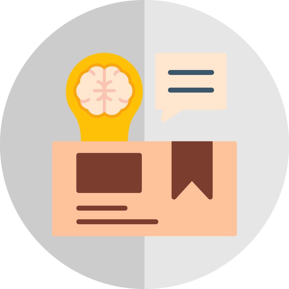 Think Out Of The Box Vector Icon Design