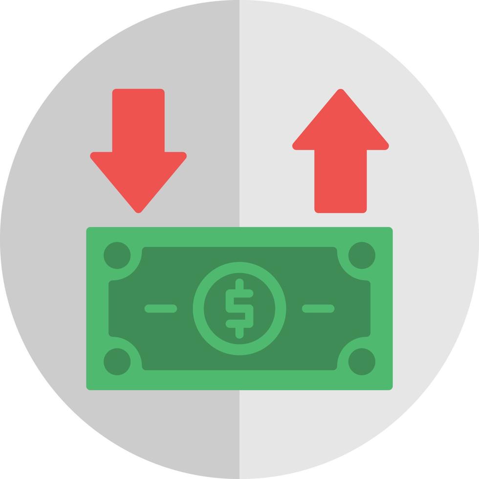 Cash Flow Vector Icon Design