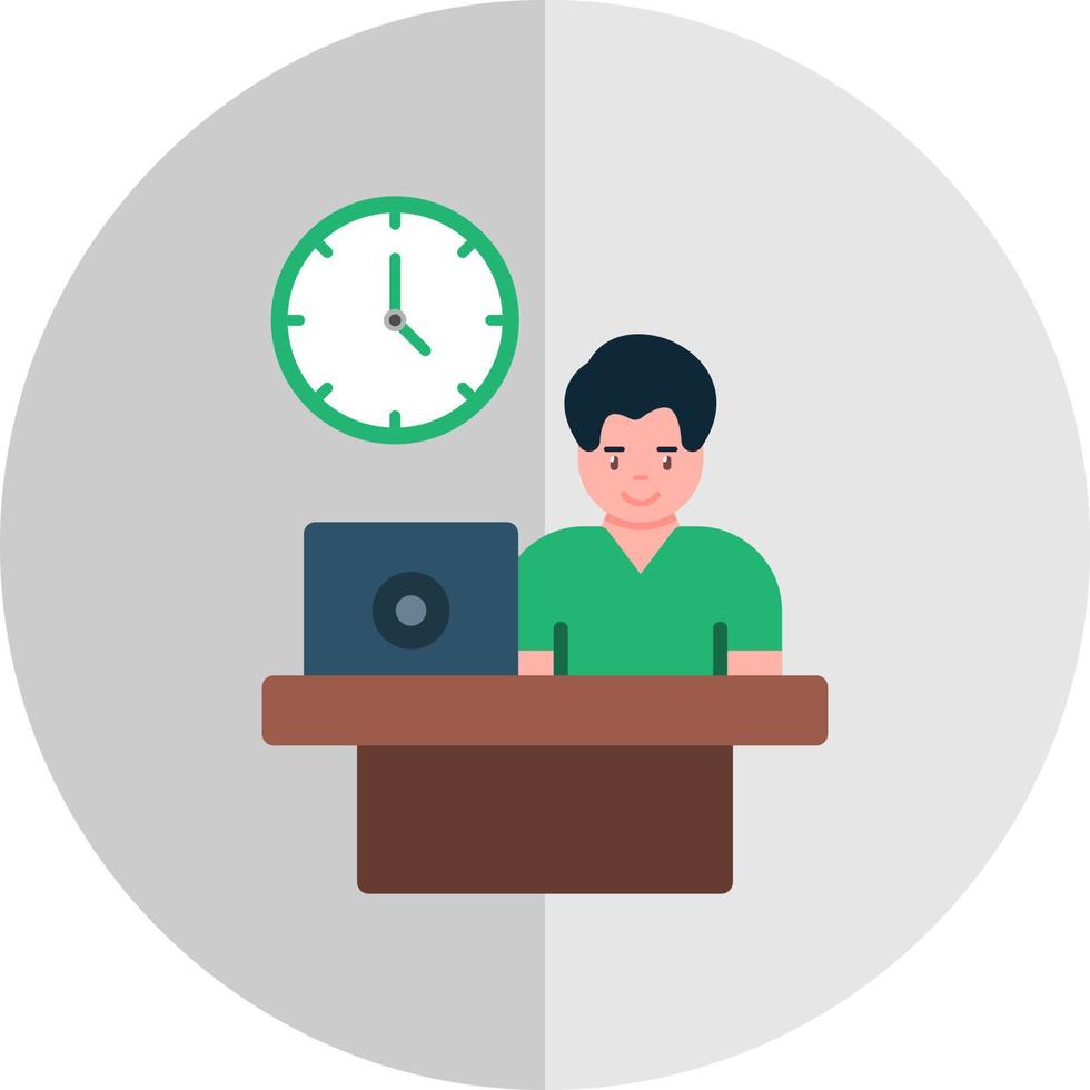 Office Life Vector Icon Design