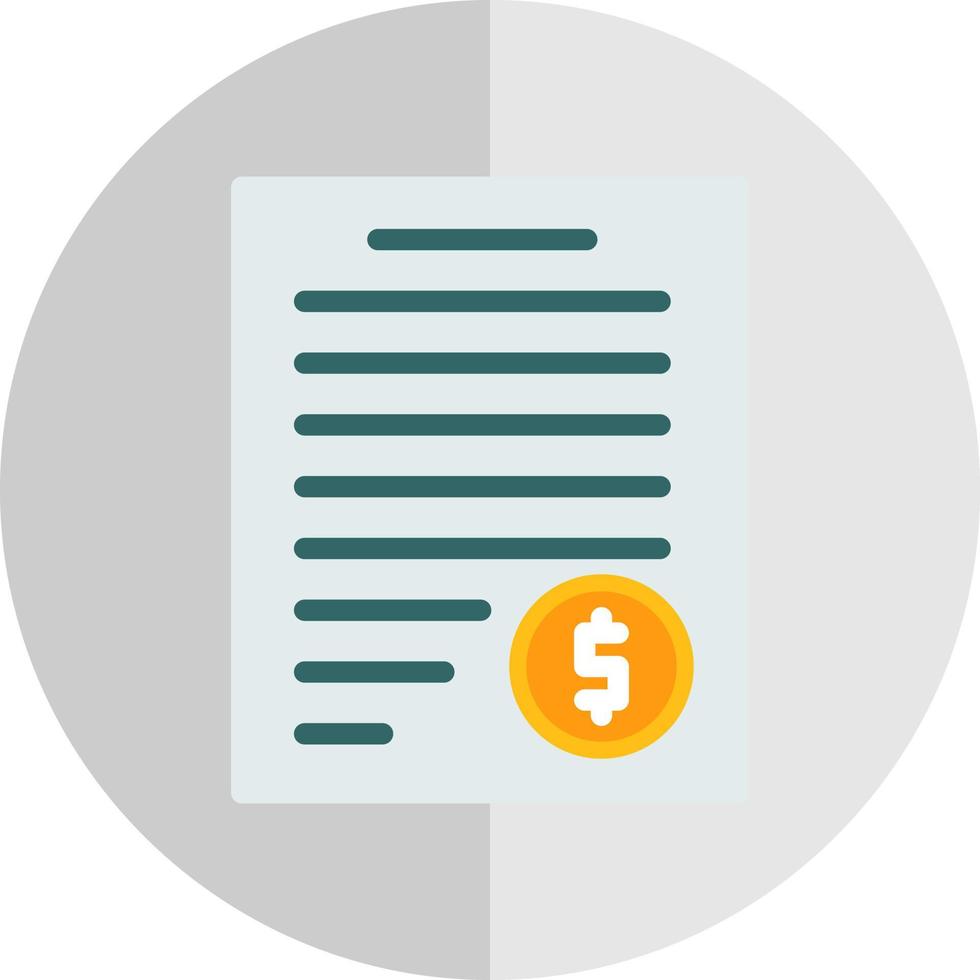 Invoice Vector Icon Design
