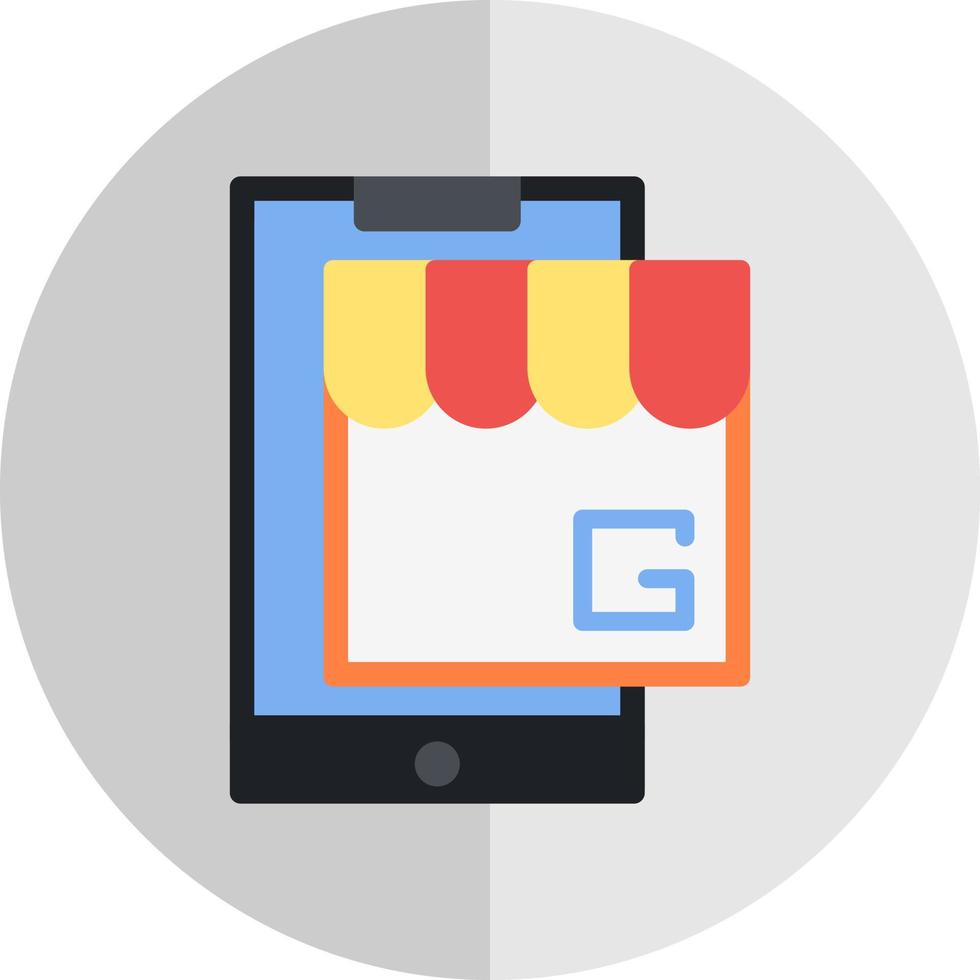 Google My Business Vector Icon Design