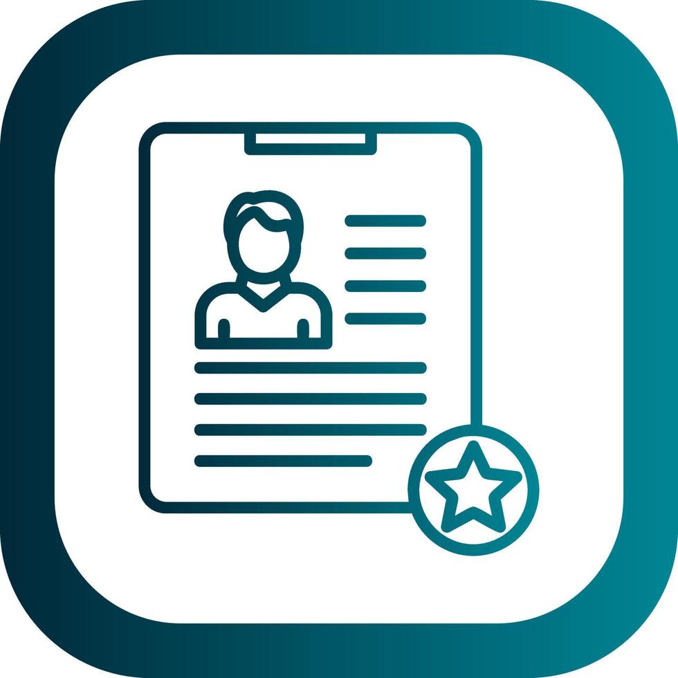 Good Resume CV Vector Icon Design