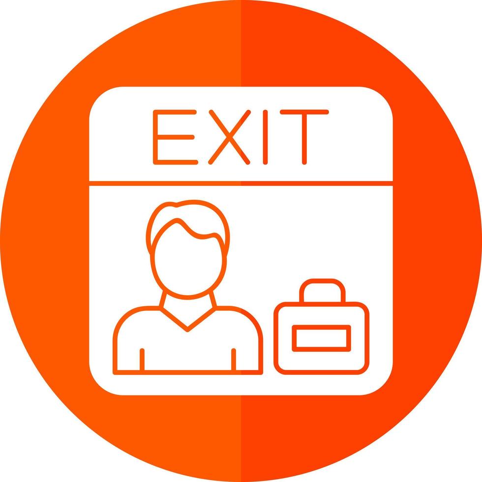 Exit Interview Vector Icon Design