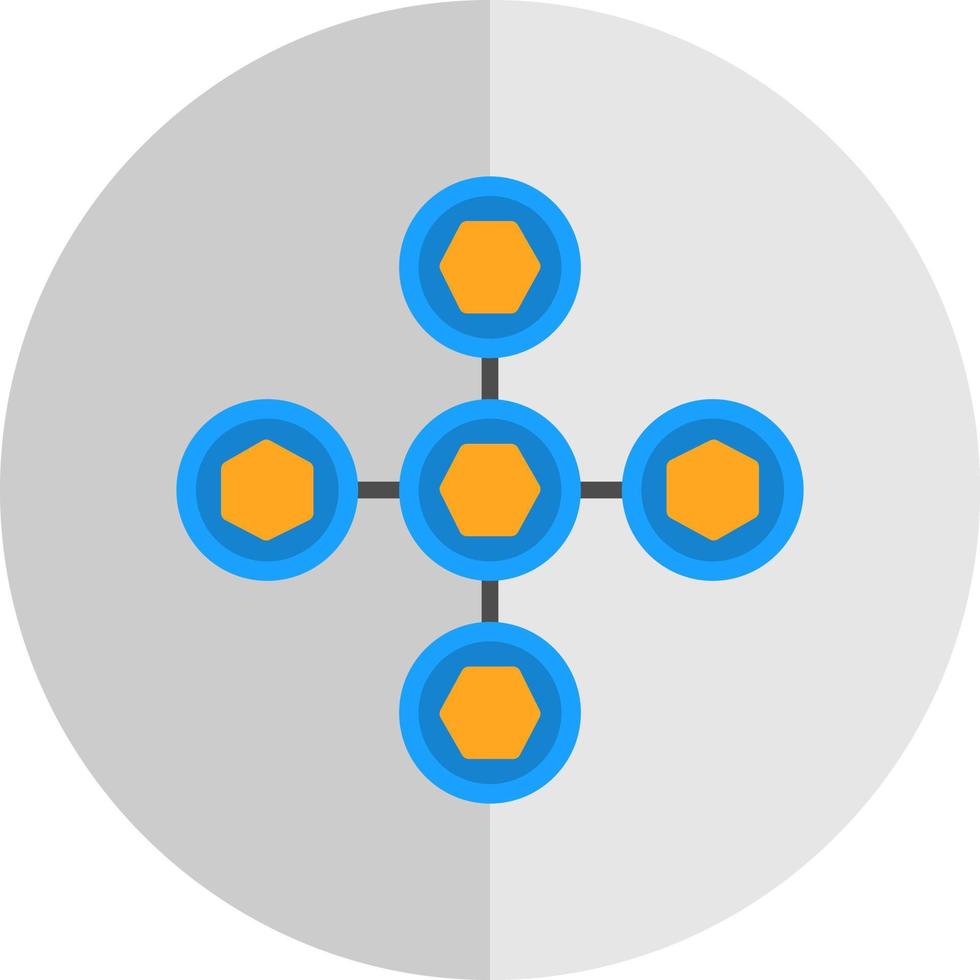 diseño de icono de vector de interacciones biomoleculares