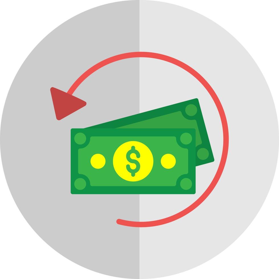 Refund Vector Icon Design