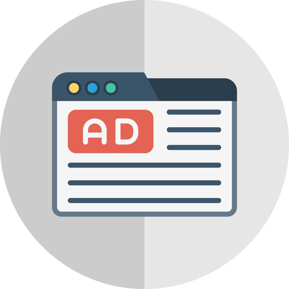 Advertisement Vector Icon Design