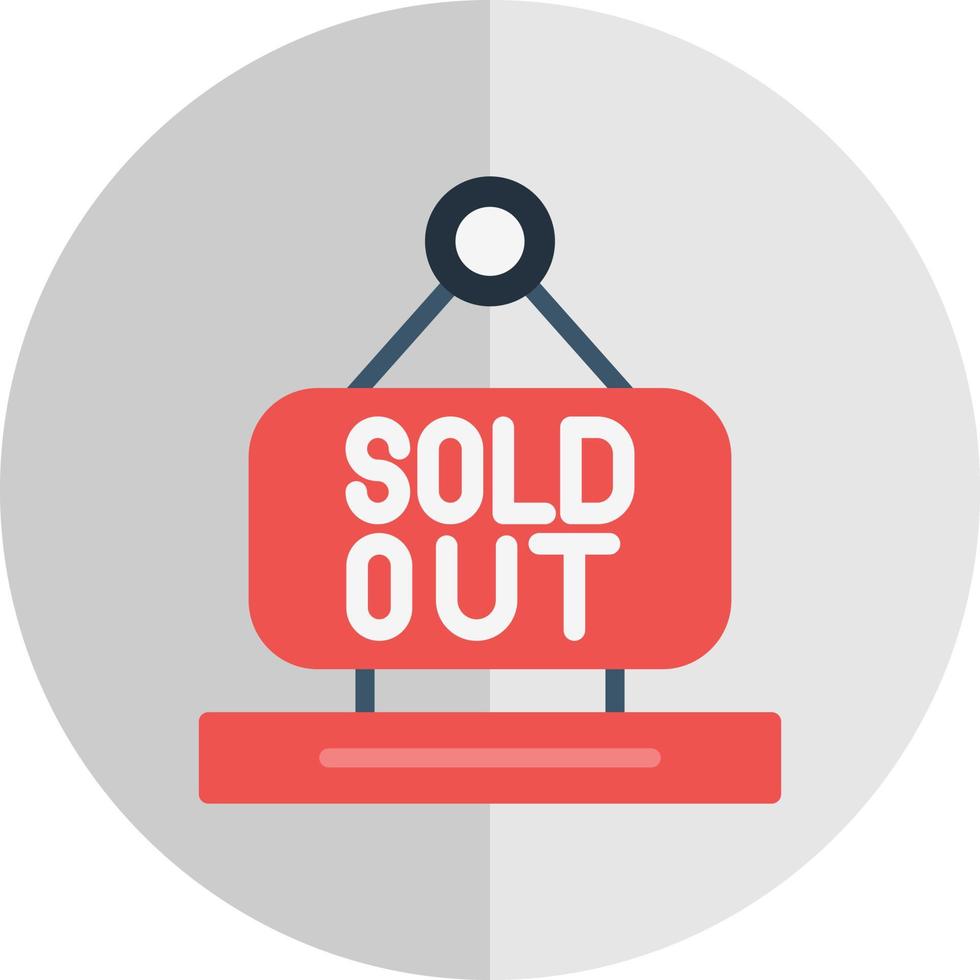 Sold Out Vector Icon Design