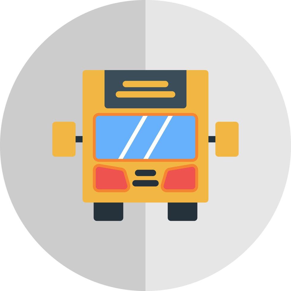 Bus Display Vector Icon Design