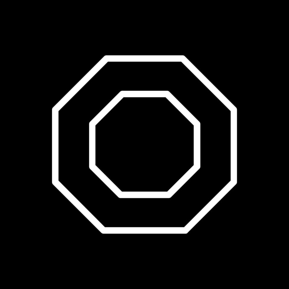 Octagon Vector Icon Design