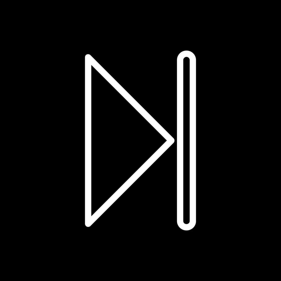 Skip Vector Icon Design
