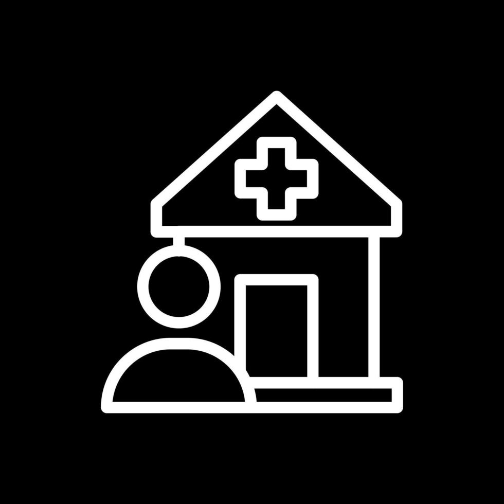 diseño de icono de vector de usuario de hospital