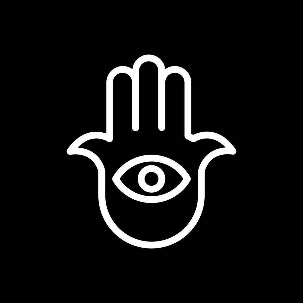 diseño de icono de vector de hamsa