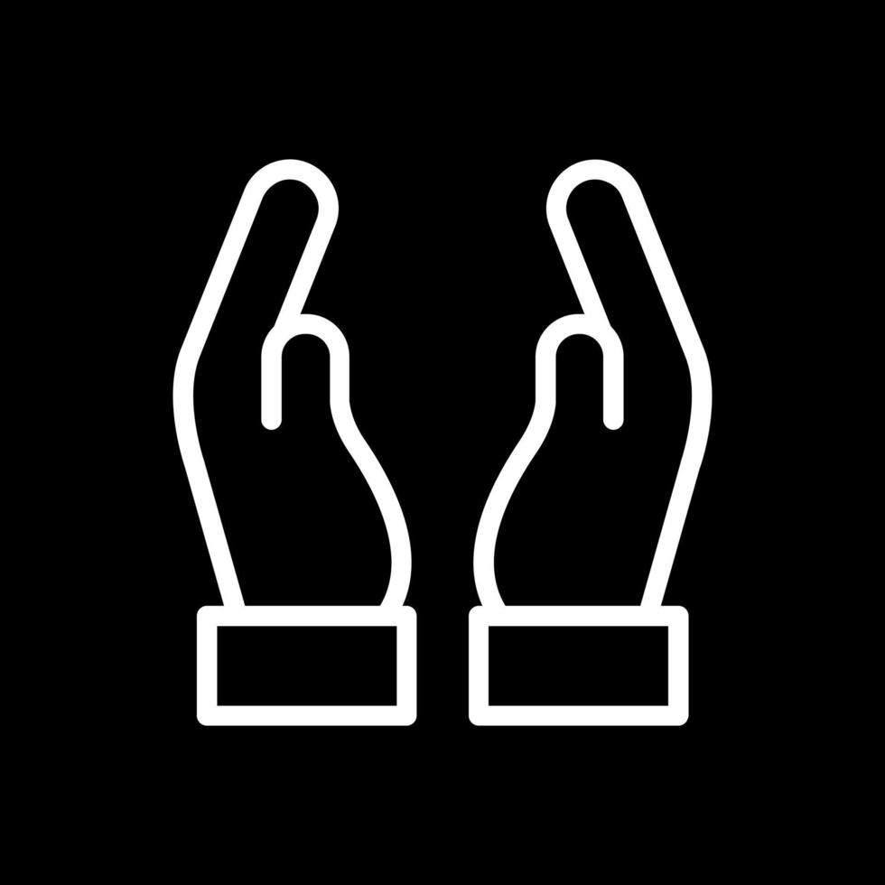 Hand Holding Vector Icon Design