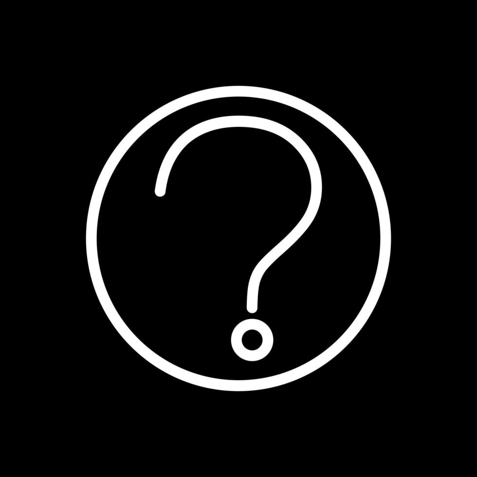 Question Circle Vector Icon Design