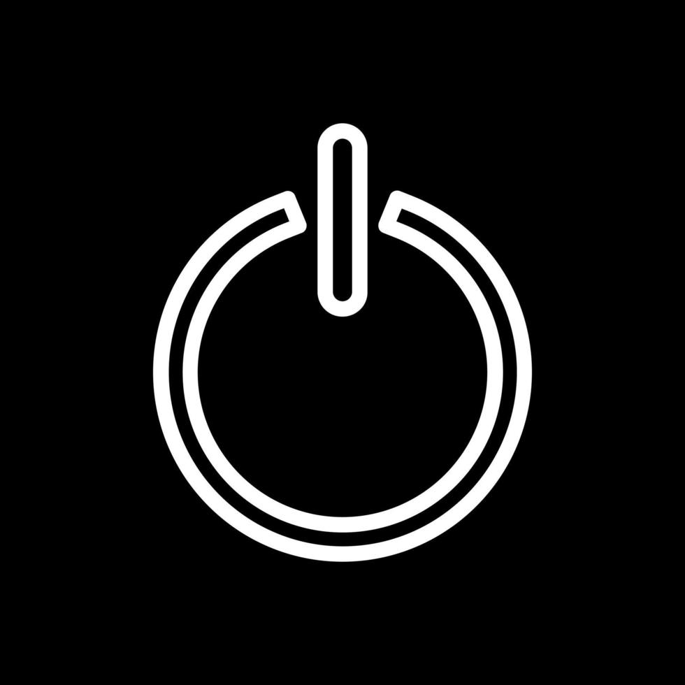 Power Off Vector Icon Design