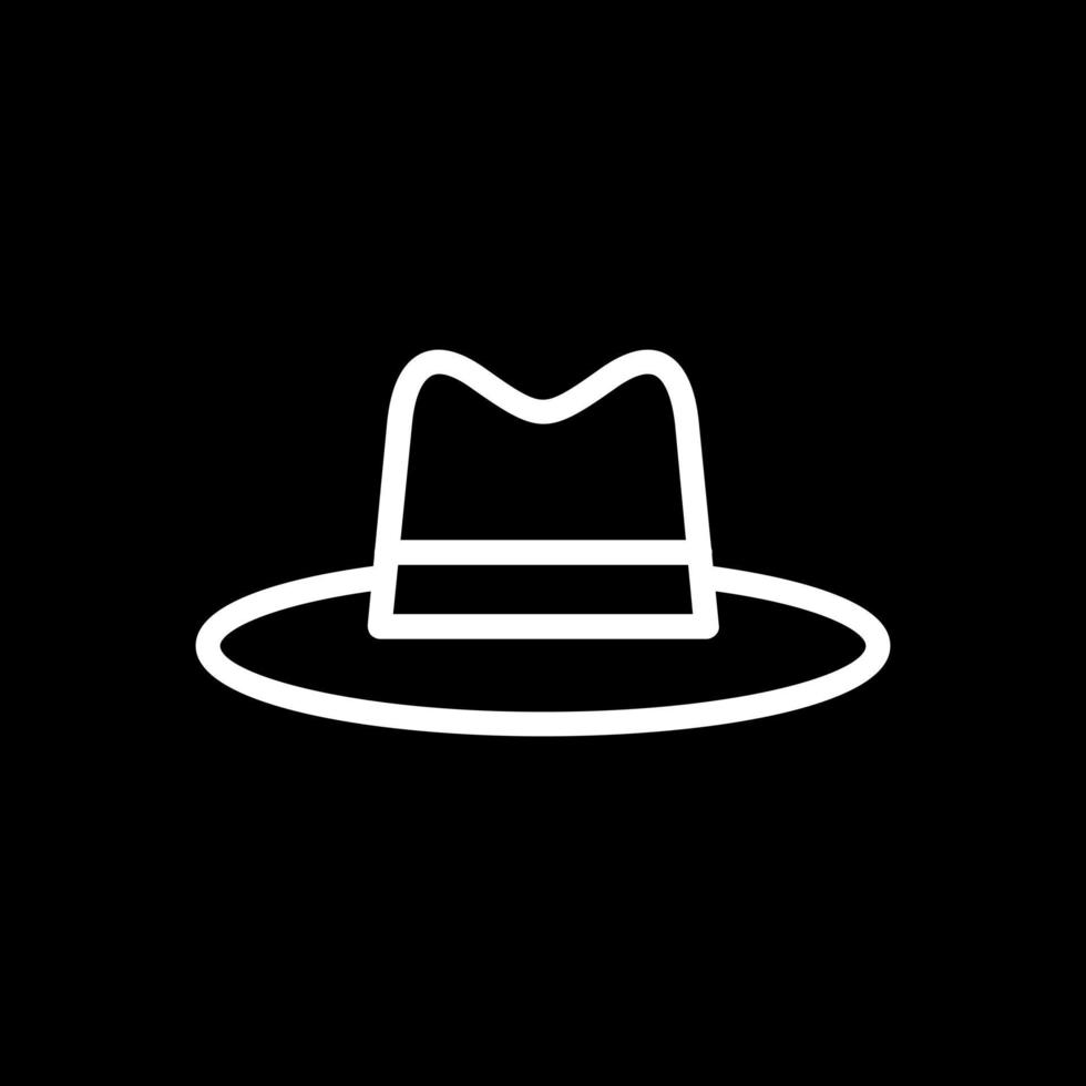 Hat Cowboy Side Vector Icon Design