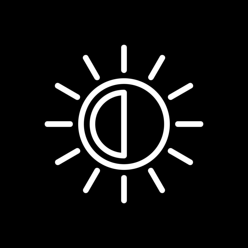 Brightness Vector Icon Design