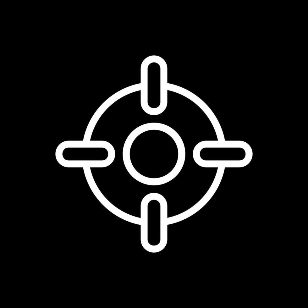 Crosshair Vector Icon Design