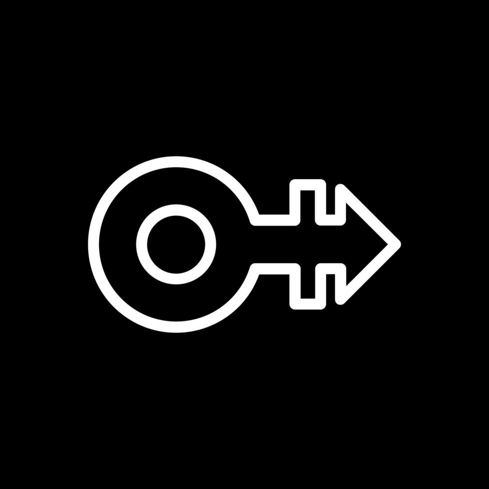 Mars Stroke H Vector Icon Design