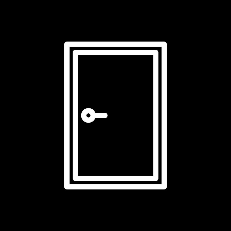 Door Closed Vector Icon Design