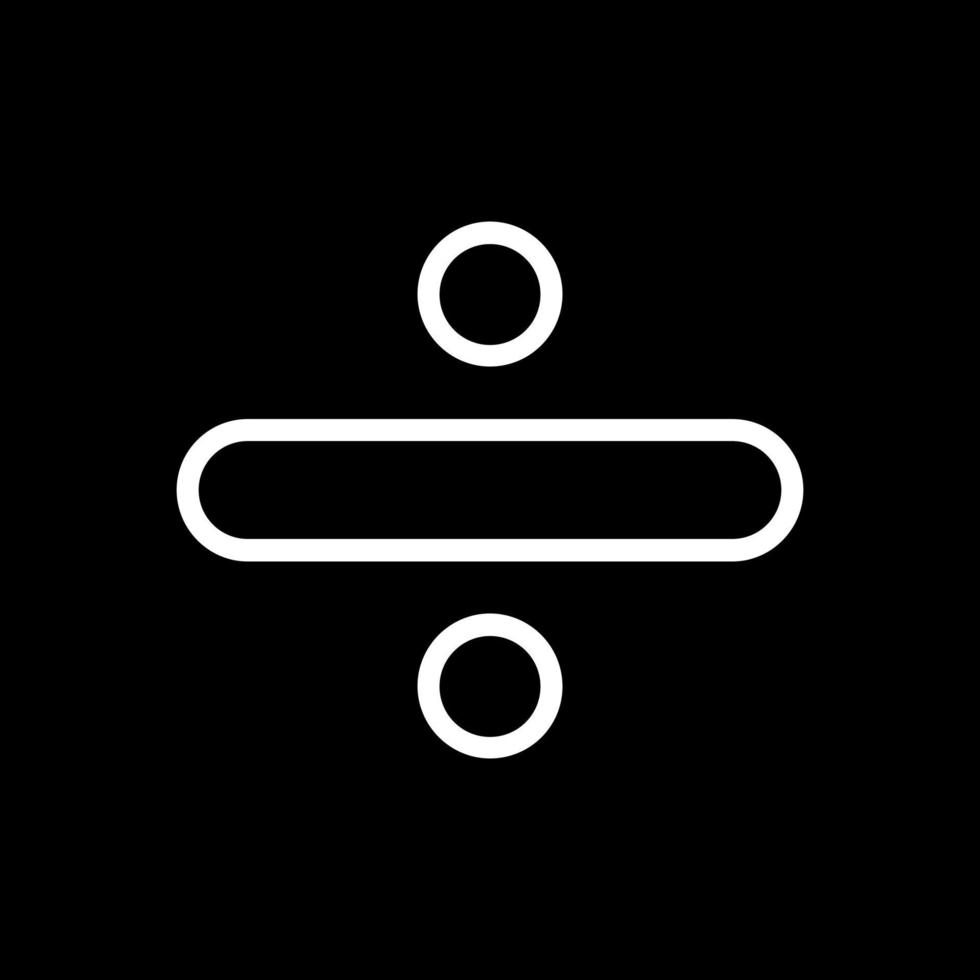 Divide Vector Icon Design