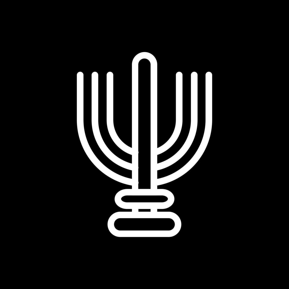 Hanukiah Vector Icon Design